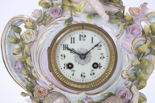 PLAUE MANUFACTURE. TABLE CLOCK, CIRCA 1890.