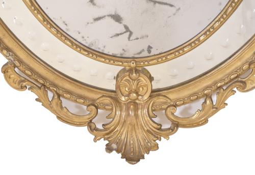 BELLE ÉPOQUE STYLE WALL MIRROR, 20TH CENTURY.