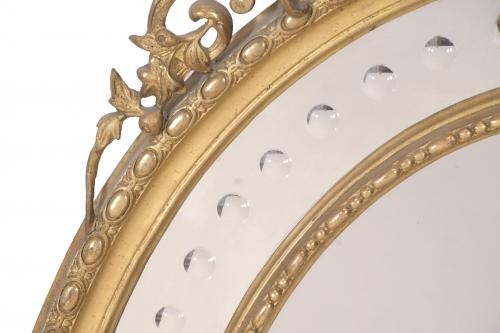 BELLE ÉPOQUE STYLE WALL MIRROR, 20TH CENTURY.