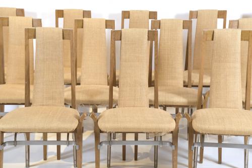 PERE COSP I VILLARÓ (1907-2007).  CHAIRS SET AFTER DANISH M