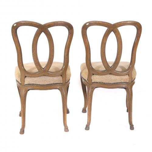 PERE COSP I VILLARÓ (1907-2007).  GEORGE II STYLE CHAIRS SE