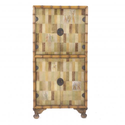 PERE COSP I VILLARÓ (1907-2007).  IMITATION BAMBOO CABINET, 1948.