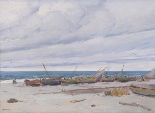 20TH CENTURY SPANISH SCHOOL. "SEASCAPE".