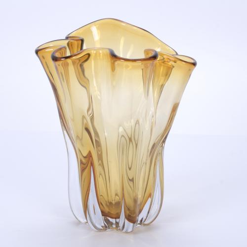 MURANO GLASS VASE, 20TH CENTURY.