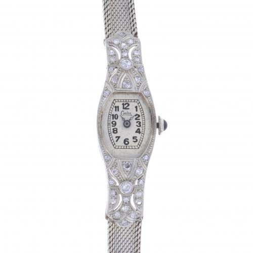 ART DECO WOMEN'S WATCH-JEWEL. 