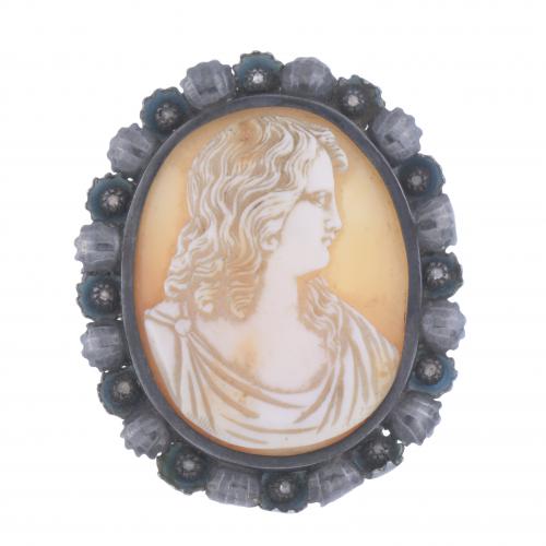 CAMEO BROOCH-PENDANT, EARLY 20TH CENTURY.