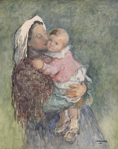 PERE CREIXAMS PICO (1893-1965). "MATERNITY".