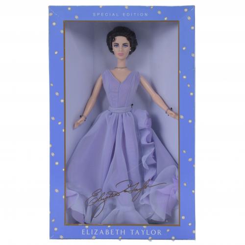 MATTEL. SPECIAL EDITION BARBIE DOLL, MODEL "ELISABETH TAYLOR, WHITE DIAMONDS", 2000.