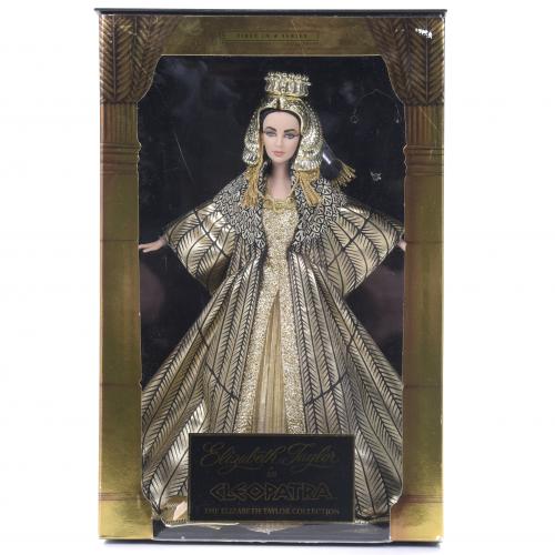 MATTEL. BARBIE DOLL MODEL "ELIZABETH TAYLOR IN CLEOPATRA" FROM "THE ELIZABETH TAYLOR COLLECTION", 1999.