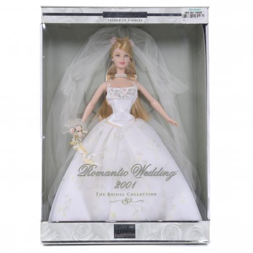 MATTEL. BARBIE DOLL MODEL "ROMANTIC WEDDING" FROM "THE BRIDAL COLLECTION", 2001.