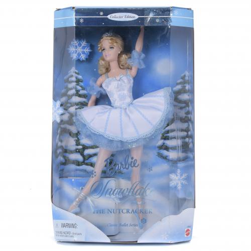 MATTEL. BARBIE DOLL MODEL "SNOWFLAKE IN THE NUTCRACKER" FROM THE "COLLECTOR EDITION" COLLECTION, 1999.