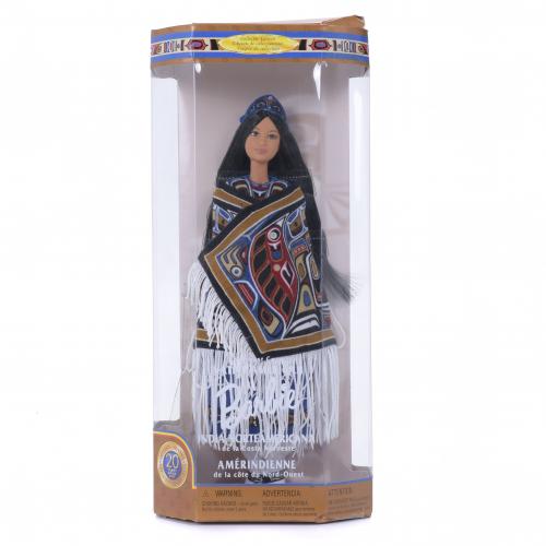 MATTEL. BARBIE DOLL MODEL "NORTHWEST COAST NATIVE AMERICAN" FROM THE "DOLLS OF THE WORLD COLLECTION", 1999.