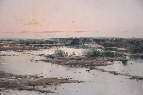 ELISEU MEIFRÉN ROIG (1859-1940). "MARSHLAND", 1888.