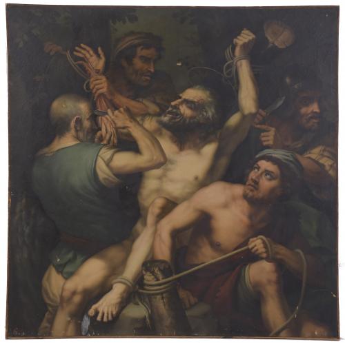 ANTONI FERRAN Y SATAYOL (1786-1857).  "MARTYRDOM OF SAINT B