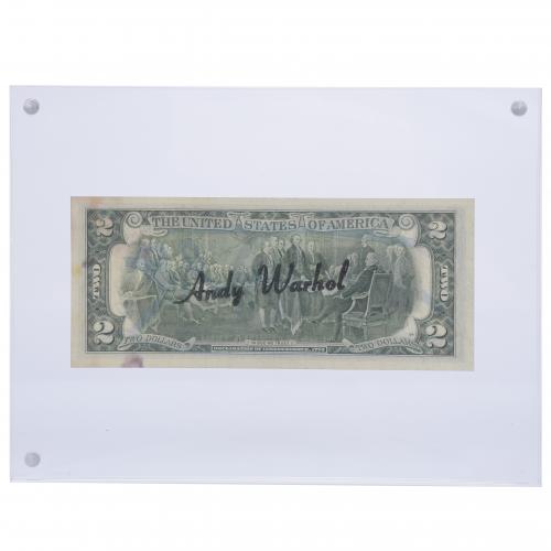 ATTRIBUTED TO ANDREW WARHOL (1928-1987). AMERICAN TWO-DOLLA