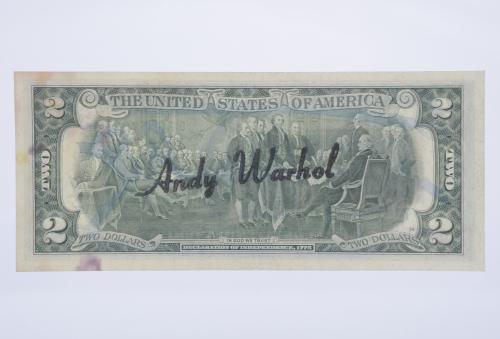 ATTRIBUTED TO ANDREW WARHOL (1928-1987). AMERICAN TWO-DOLLA