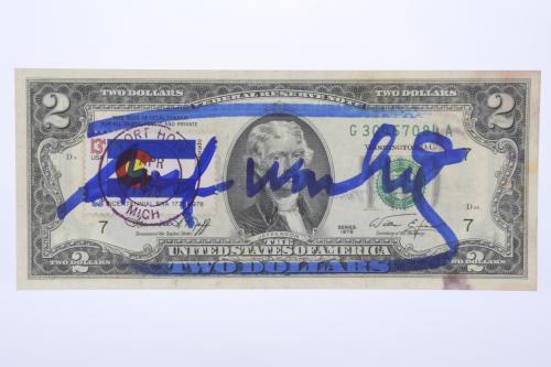 ATTRIBUTED TO ANDREW WARHOL (1928-1987). AMERICAN TWO-DOLLA