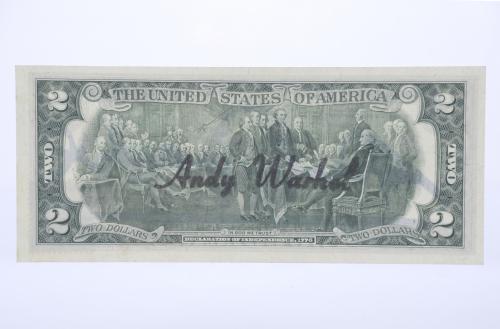 ATTRIBUTED TO ANDREW WARHOL (1928-1987). AMERICAN TWO-DOLLA