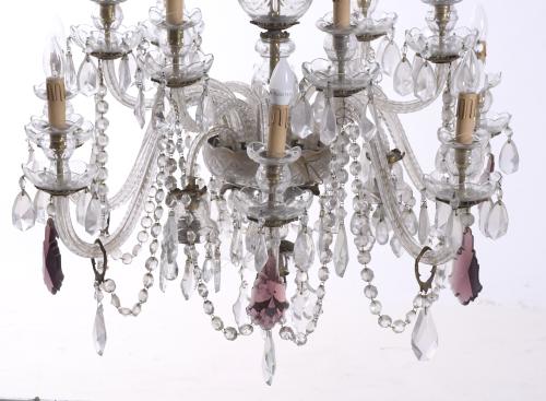 ELIZABETHAN STYLE CEILING LAMP, 20TH CENTURY.