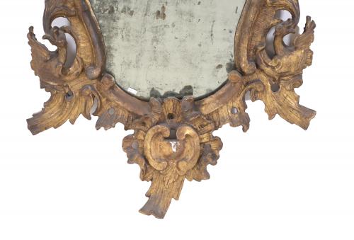 SPANISH ORNAMENTAL MIRROR FROM CHARLES III PERIOD. 