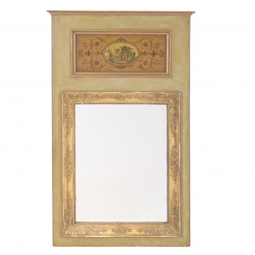 FRENCH TRUMEAU MIRROR, 20TH CENTURY.