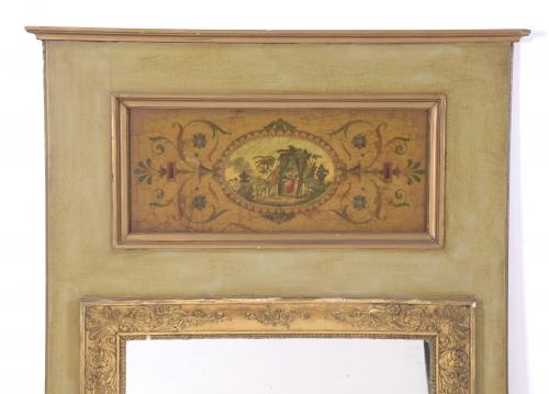 FRENCH TRUMEAU MIRROR, 20TH CENTURY.