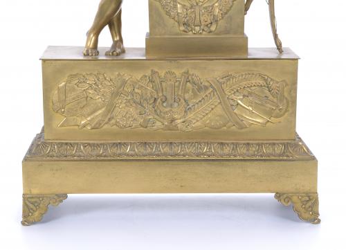 EMPIRE-RESTORATION TABLE CLOCK, CIRCA 1810-20. 