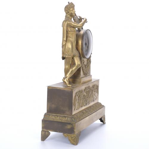 EMPIRE-RESTORATION TABLE CLOCK, CIRCA 1810-20. 