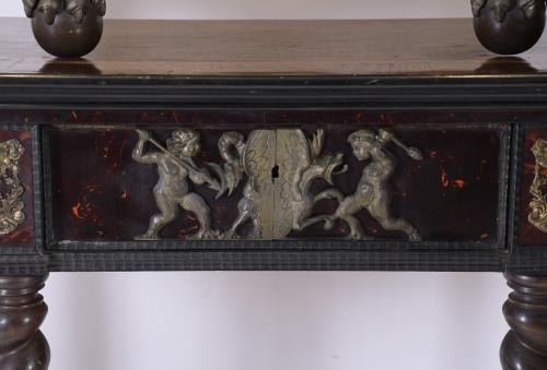 PAIR OF CABINETS ON CONSOLES, MANNERIST STYLE, 20TH CENTURY.