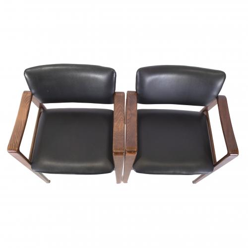 ARNE WAHL IVERSEN (1947-2006) PAIR OF ARMCHAIRS, CIRCA 1960