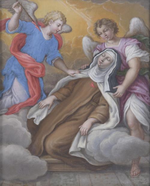 17TH-18TH CENTURY ITALIAN SCHOOL. "ECSTASY OF SAINT TERESA"