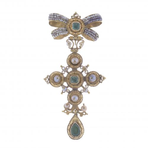 CATALAN PENDANT, 18TH CENTURY.