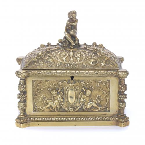 NAPOLEON III PERIOD JEWELLERY BOX, 19TH CENTURY.