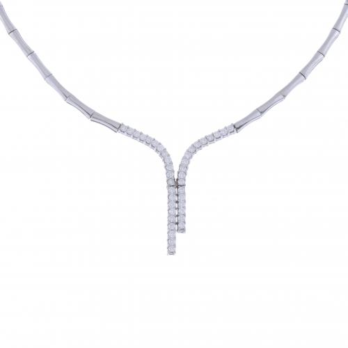 CHOKER WITH DIAMONDS.