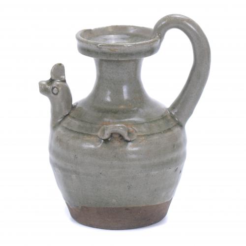 19TH CENTURY CHINESE SCHOOL. EWER, AFTER MODELS OF THE JIN DYNASTY.