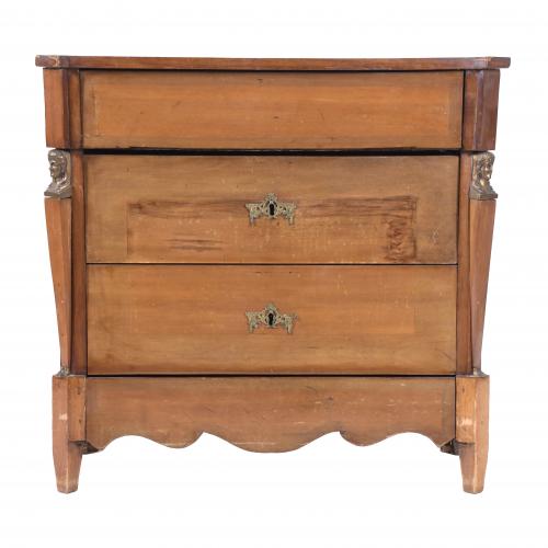 EMPIRE PERIOD CHEST OF DRAWERS, 19TH CENTURY.