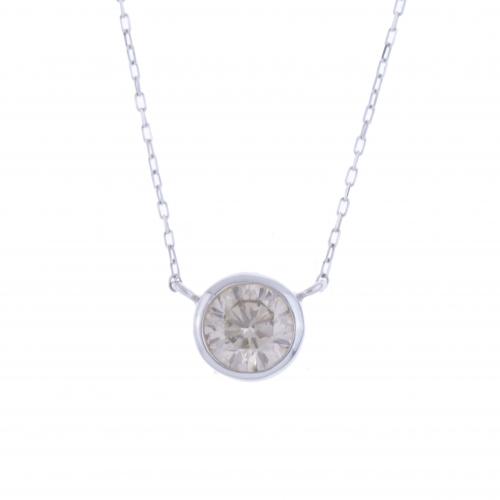 SOLITAIRE DIAMOND PENDANT.