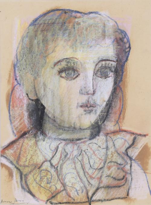 EDUARD ARRANZ-BRAVO (1941). "WOMAN'S PORTRAIT", 1965.