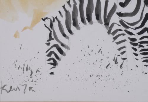 RAFAEL GRIERA (1934). "ZEBRAS", Kenya.