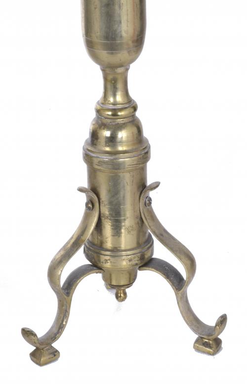 PAIR OF ELIZABETHAN PERIOD TORCH HOLDERS.