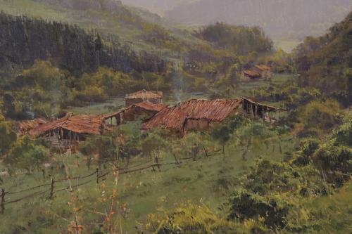 RAMON VILA ESTUDIS (20TH CENTURY). "ARGÜÉBANES", Picos de E