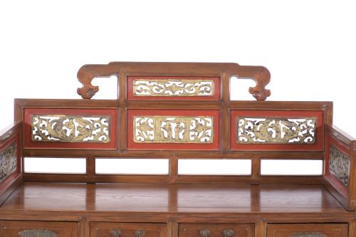 LATE QING DYNASTY, 19TH CENTURY. OPIUM SMOKERS&#39; BENCH.