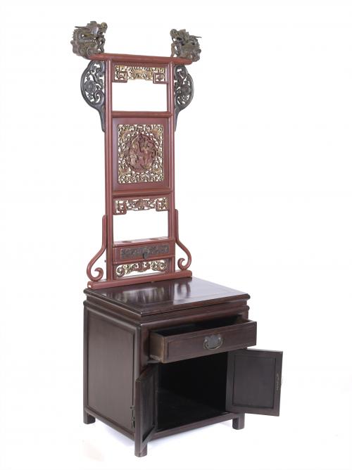 LATE QING DINASTY, 1850-1899. WASHBASIN STAND.