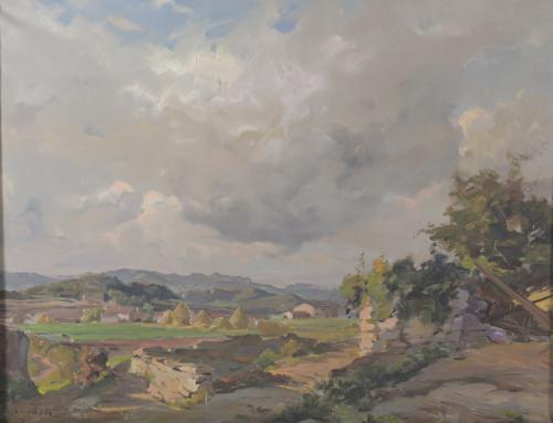 LLUÍS MARIA GÜELL CORTINA (1909-2001).  "LANDSCAPE".