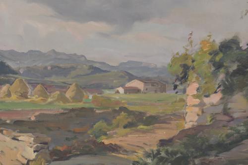 LLUÍS MARIA GÜELL CORTINA (1909-2001).  "LANDSCAPE".