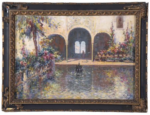 ANTONIO AGUILAR (1871-1931).  "ALHAMBRA".