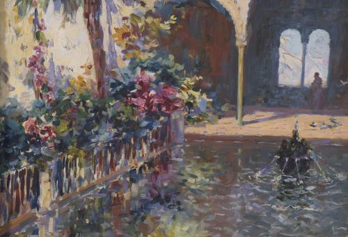 ANTONIO AGUILAR (1871-1931).  "ALHAMBRA".