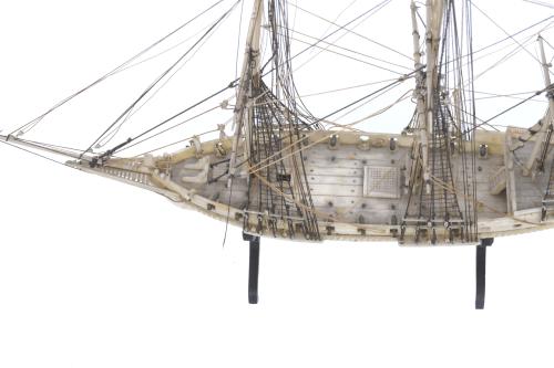 SMALL SHIP MODEL IN BONE, 1945-1948