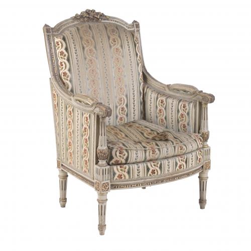 LOUIS XVI STYLE ARMCHAIR, 20TH CENTURY.