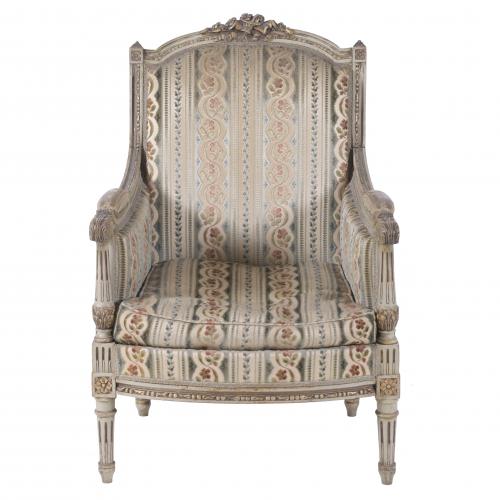 LOUIS XVI STYLE ARMCHAIR, 20TH CENTURY.